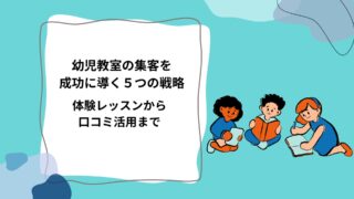 幼児教室の集客を成功に導く５つの戦略｜体験レッスンから口コミ活用までのアイキャッチ