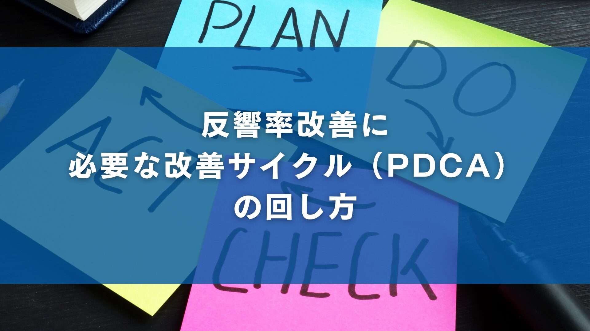 反響率改善に必要な改善サイクル（PDCA）の回し方