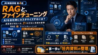 RAGとファインチューニング｜経営者の選び方