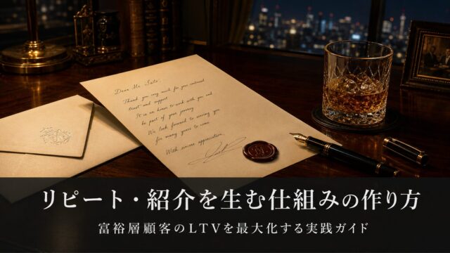 富裕層顧客のリピート・紹介を生む仕組みの作り方 - PADO Marketing media
