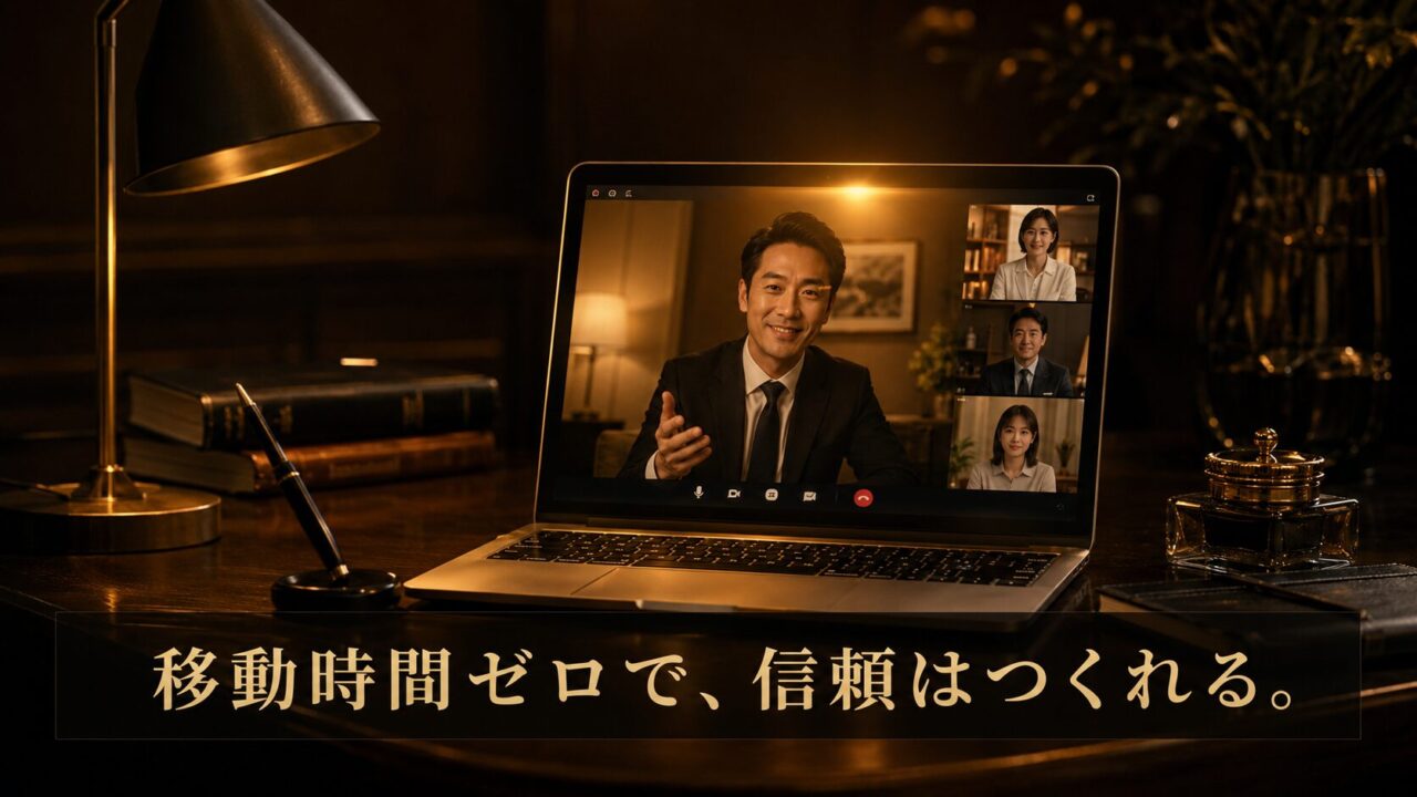 富裕層向けオンライン接客・リモート商談の設計