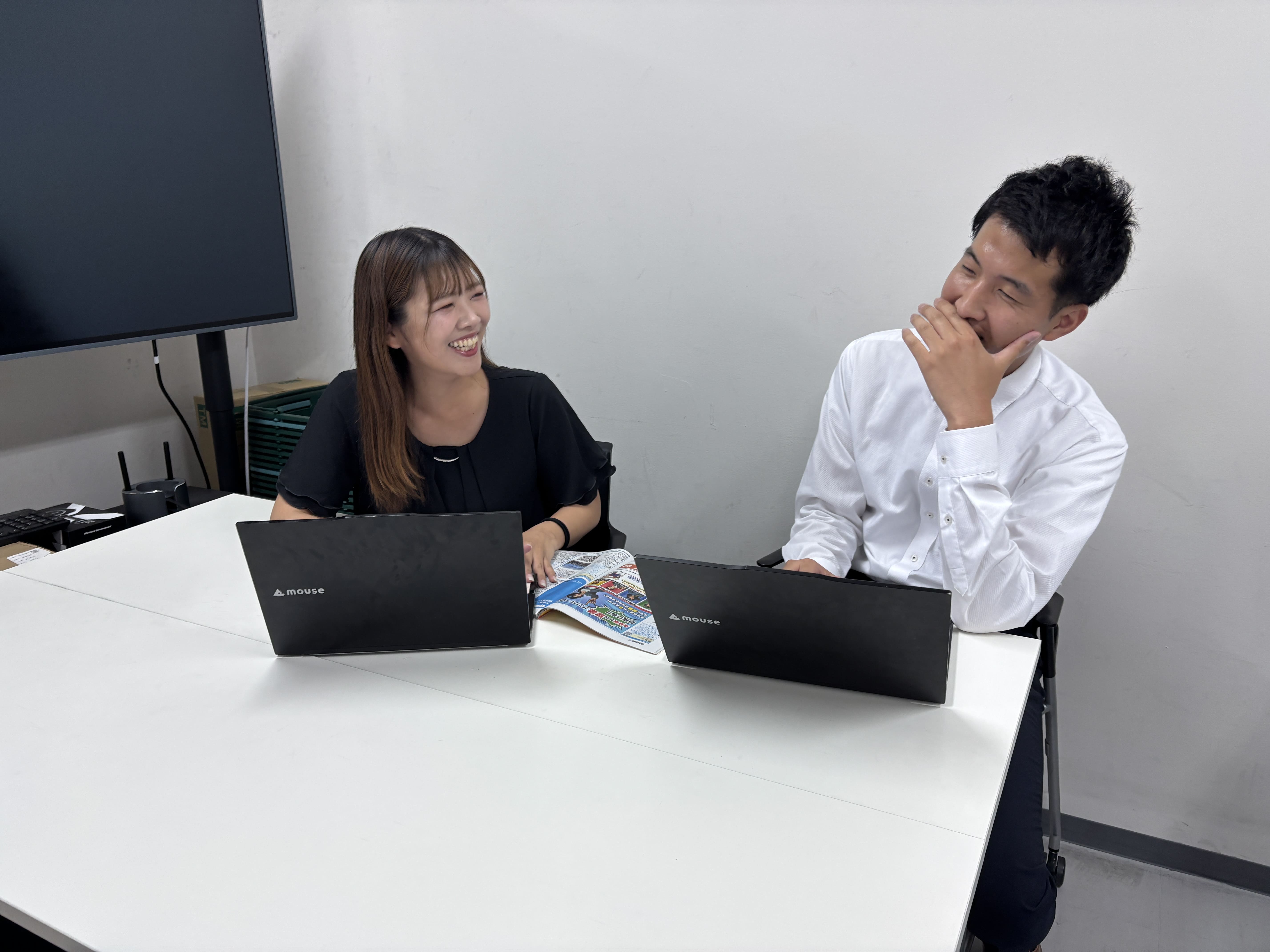 退社時の様子